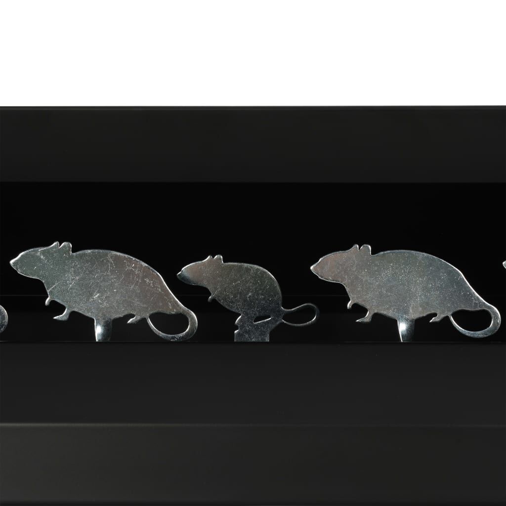 vidaXL Magnetic Knockdown Pellet Catcher Shooting Target 4 + 1 Targets Mouse Design