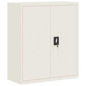 vidaXL File Cabinet White 90x40x105 cm Steel