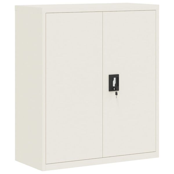 vidaXL File Cabinet White 90x40x105 cm Steel