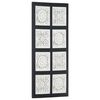 vidaXL Hand-Carved Wall Panel MDF 40x80x1.5 cm Black and White