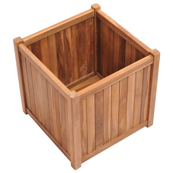 vidaXL Raised Bed 50x50x50 cm Solid Teak Wood