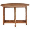 vidaXL Dining Table Round 110x76 cm Solid Mango Wood