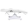 vidaXL Massage Table White 180x62x(86.5-118) cm