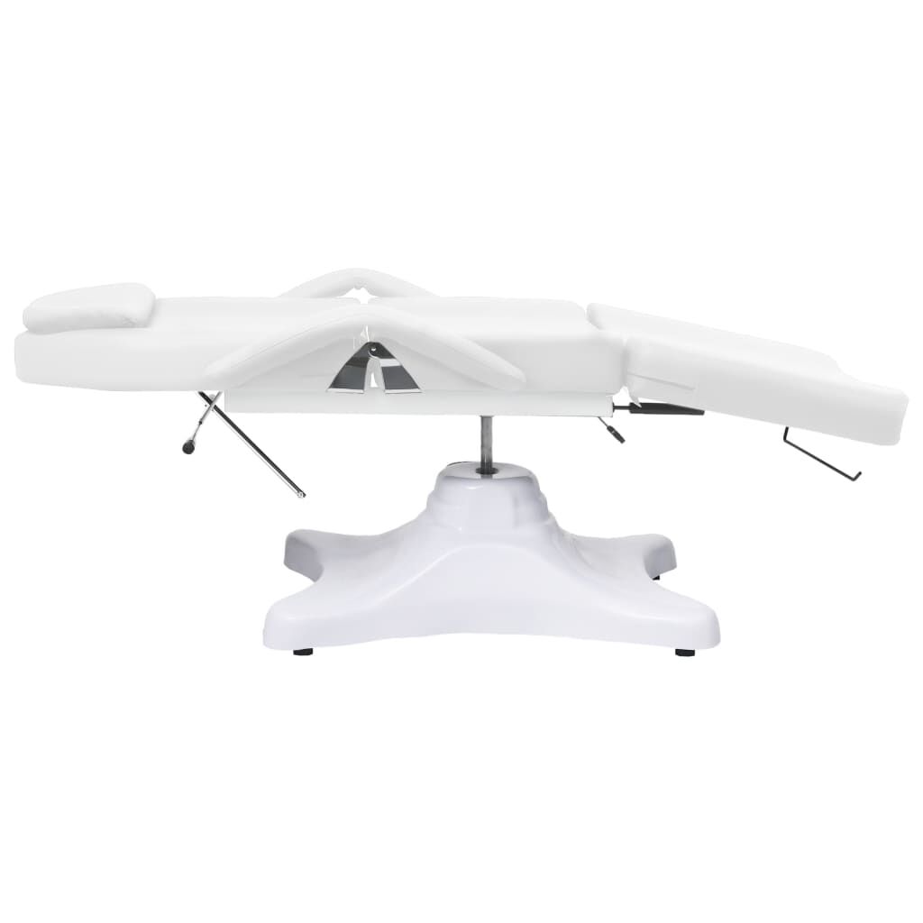 vidaXL Massage Table White 180x62x(86.5-118) cm