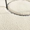 vidaXL Washable Rug Soft Shaggy Cream 160x230 cm Anti Slip
