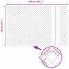 vidaXL Chain Link Fence Green 10 x 1 m Steel