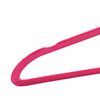 vidaXL 50 pcs Clothes Hanger Set Anti-slip Pink Velvet