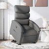 vidaXL Stand up Recliner Chair Dark Grey Fabric