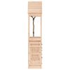 vidaXL Playhouse with Climbing Wall Solid Wood Pine
