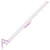 vidaXL Cable Trunking 10x10 mm 10 m PVC