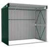 vidaXL Wall-mounted Garden Shed Green 118x194x178 cm Galvanised Steel