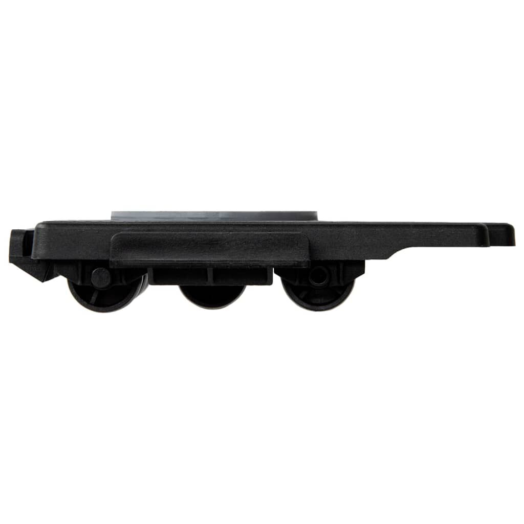 vidaXL Moving Dollies with 8 Wheels 4 pcs Black Polypropylene 150 kg