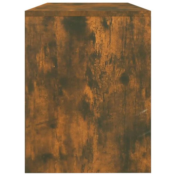 vidaXL Dressing Stool Smoked Oak 70x35x45 cm Engineered Wood