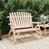 vidaXL 2-Seater Garden Bench 119x85x98 cm Solid Wood Spruce