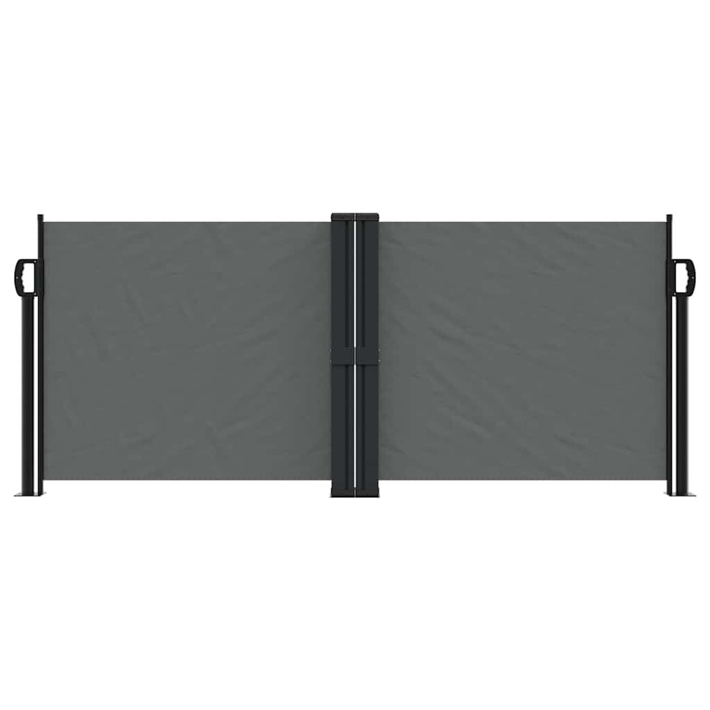 vidaXL Retractable Side Awning Anthracite 100x600 cm
