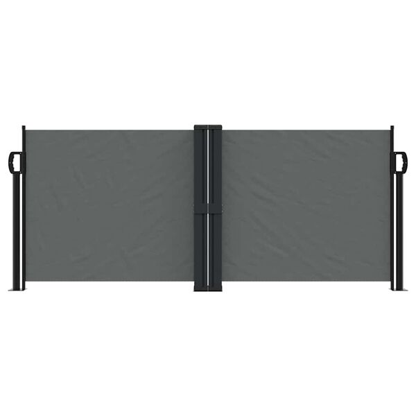 vidaXL Retractable Side Awning Anthracite 100x600 cm