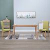 vidaXL Dining Chairs 2 pcs Green Fabric