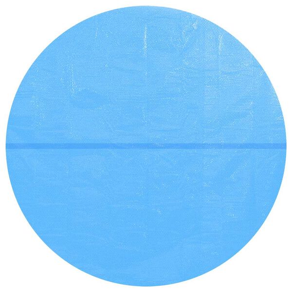 vidaXL Floating Round PE Solar Pool Film 250 cm Blue