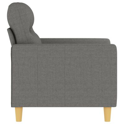 vidaXL Sofa Chair Dark Grey 60 cm Fabric