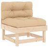 vidaXL 5 Piece Garden Lounge Set with Cushions Solid Wood