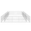 vidaXL Gabion Raised Bed Galvanised Steel 200x100x20 cm