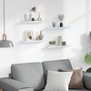 vidaXL Wall Shelves 4 pcs White 40x9x3 cm