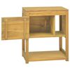 vidaXL Bathroom Cabinet 60x40x75 cm Solid Wood Teak