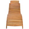 vidaXL Sun Loungers 2 pcs with Cushions Solid Acacia Wood