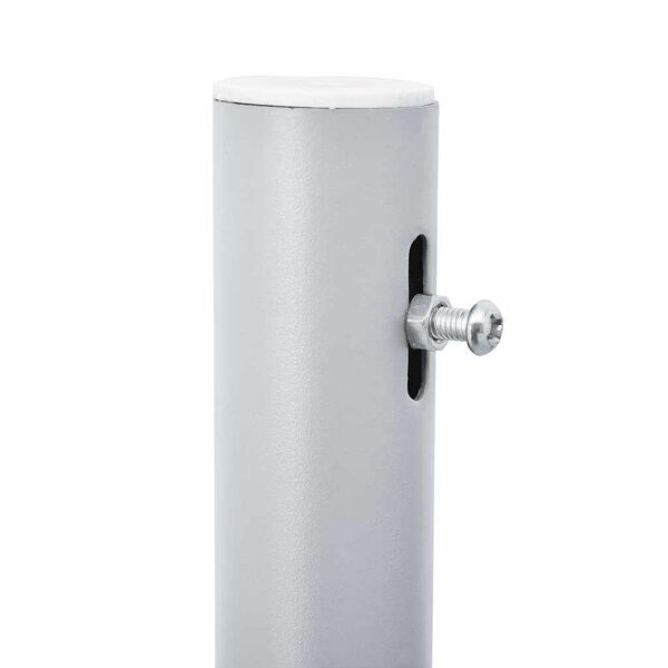 vidaXL Retractable Side Awning Cream 100x1000 cm