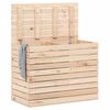 vidaXL Laundry Basket 88.5x44x66 cm Solid Wood Pine