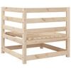 vidaXL 11 Piece Garden Sofa Set Solid Wood Pine