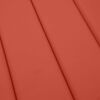 vidaXL Sun Lounger Cushion Melange Red 200x60x4 cm Fabric