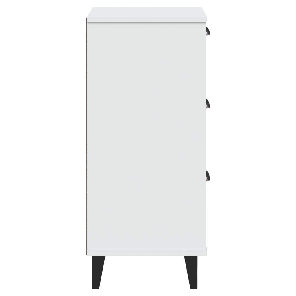 vidaXL Bedside Cabinet VIKEN White Engineered Wood