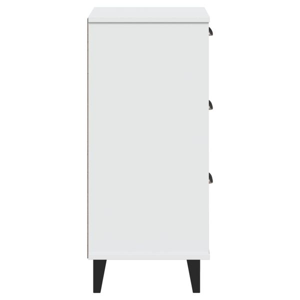 vidaXL Bedside Cabinet VIKEN White Engineered Wood