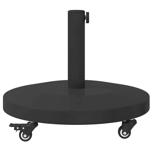vidaXL Outdoor Umbrella Base Black 48 x 48 x 32 cm Steel, Concrete