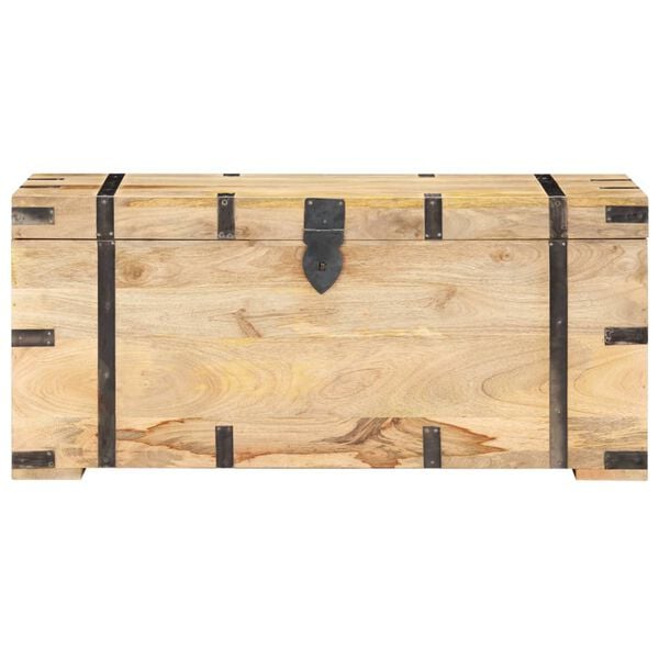 vidaXL Chest 90x40x40 cm Solid Mango Wood