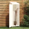 vidaXL Garden Shed White 55x52x174.5 cm Solid Wood Fir