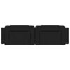 vidaXL Headboard Cushion "Viana" Black 183 cm King Faux Leather
