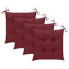 vidaXL Garden Dining Chairs with Cushions 3 pcs Solid Acacia Wood