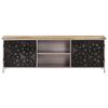 vidaXL TV Cabinet 120x30x40 cm Rough Mango Wood