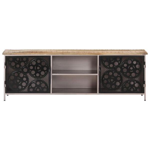 vidaXL TV Cabinet 120x30x40 cm Rough Mango Wood