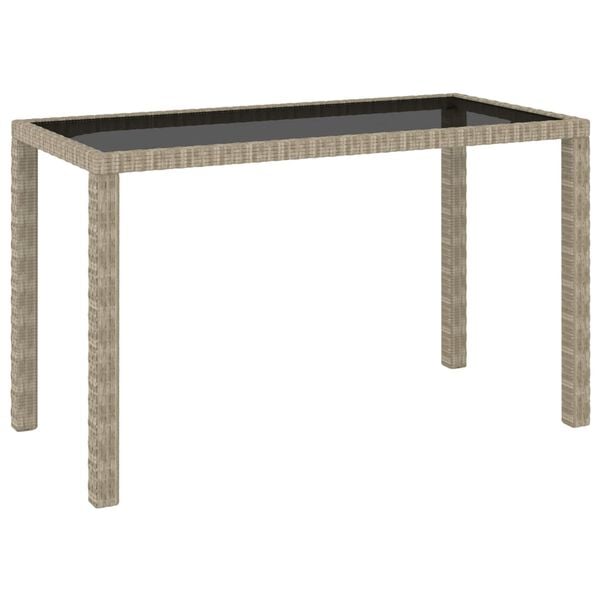vidaXL 6 Piece Outdoor Dining Set with Cushions Poly Rattan Beige