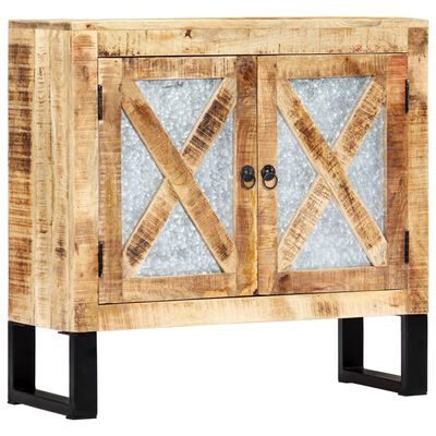vidaXL Sideboard 80x30x76 cm Solid Mango Wood