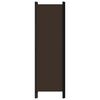vidaXL 3-Panel Room Divider Brown 150x180 cm