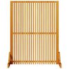 vidaXL Privacy Screen Brown 79.5 x 50 x 110 cm Solid Acacia Wood