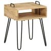 vidaXL Bedside Table Solid Mango Wood 40x34x47 cm