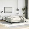 vidaXL Bed Frame without Mattress White 137x190 cm Full Faux Leather