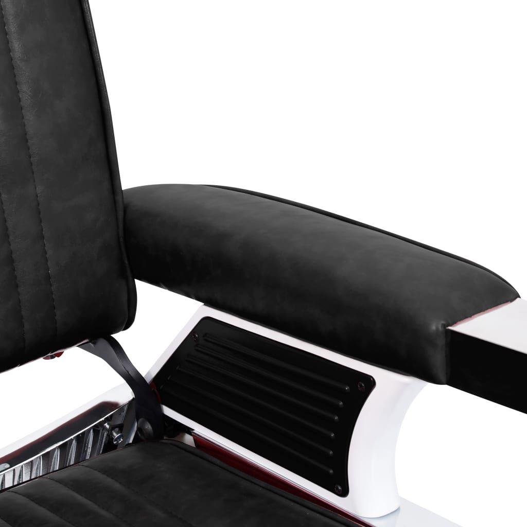 vidaXL Barber Chair Black 68x69x116 cm Faux Leather