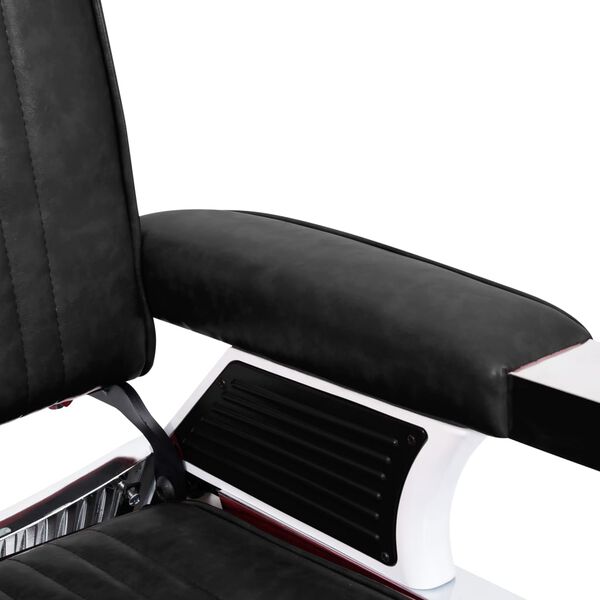 vidaXL Barber Chair Black 68x69x116 cm Faux Leather