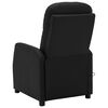 vidaXL Electric Massage Chair Black Faux Leather